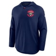 thumbnail image 4 of Men's Fanatics Navy Florida Panthers Authentic Pro Rink Raglan Hoodie, 4 of 7