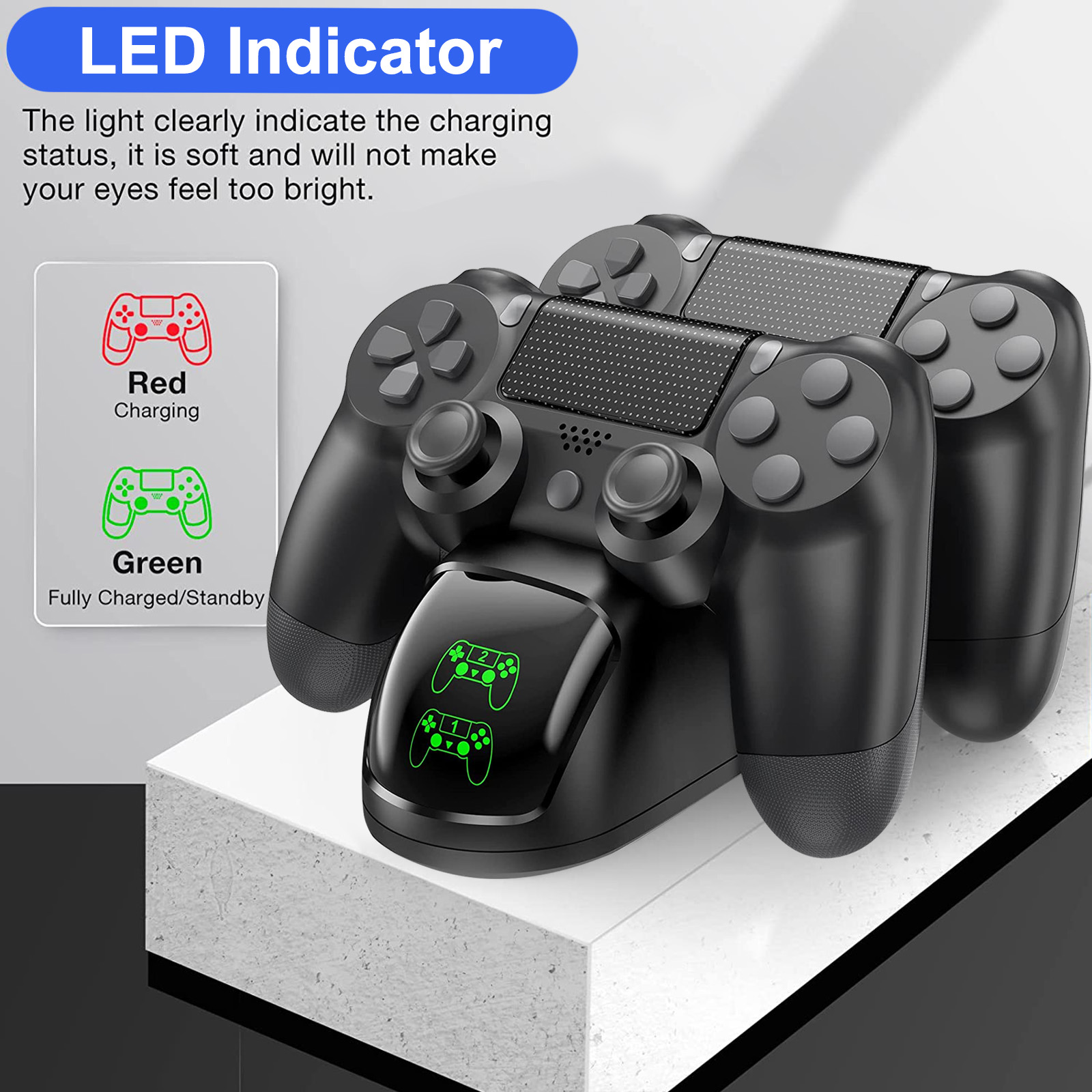 TSV Dual Controller Charging Station for PS4 photo 4