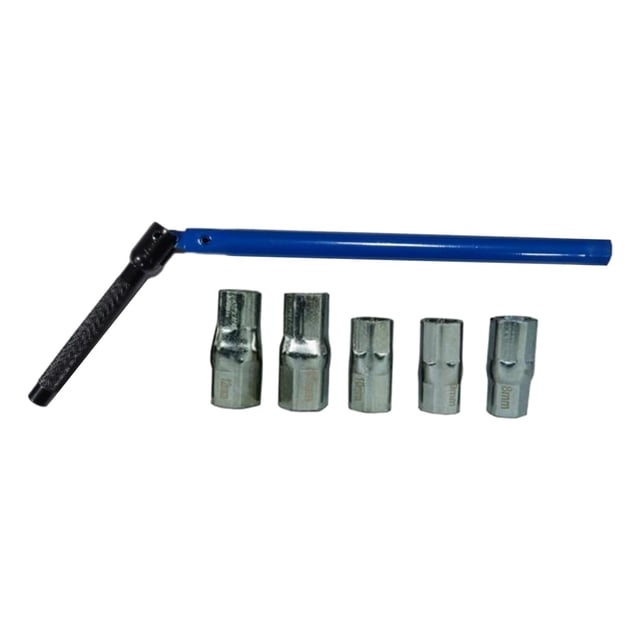 Juego de llaves de vaso de 8-13 mm para fontanero, tuercas traseras, llave inglesa, herramienta de instalación de grifos Azul