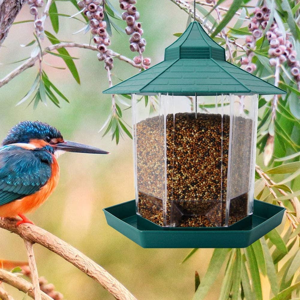 Food Dispenser Squirrel Proof Attract Birds Details about   2 Lbs Panorama Wild Bird Feeder 