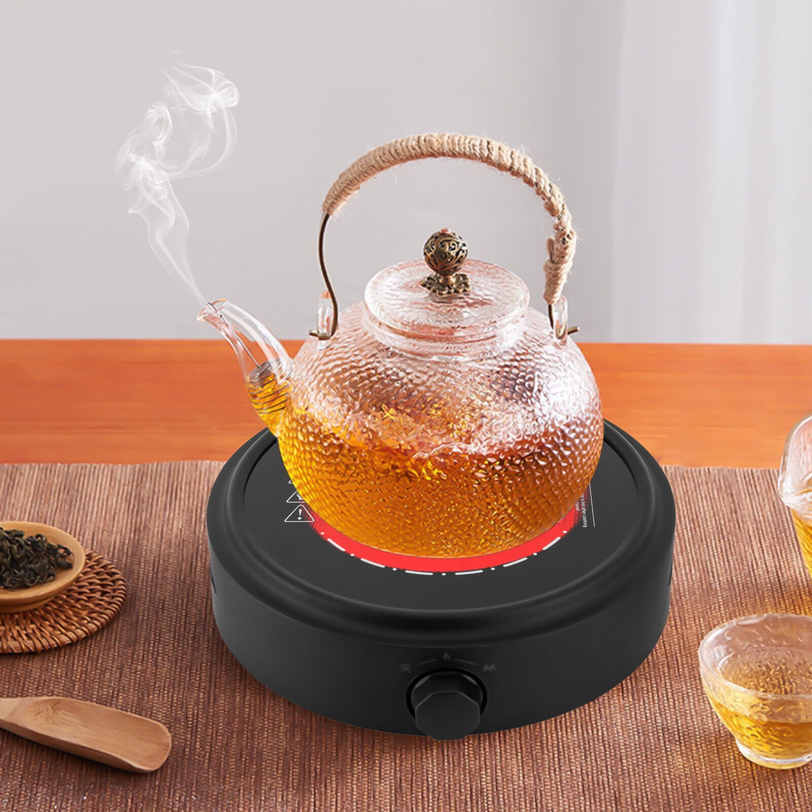 Mini Electric Stove Top for Espresso Maker Milk Tea Pot Heater Hot