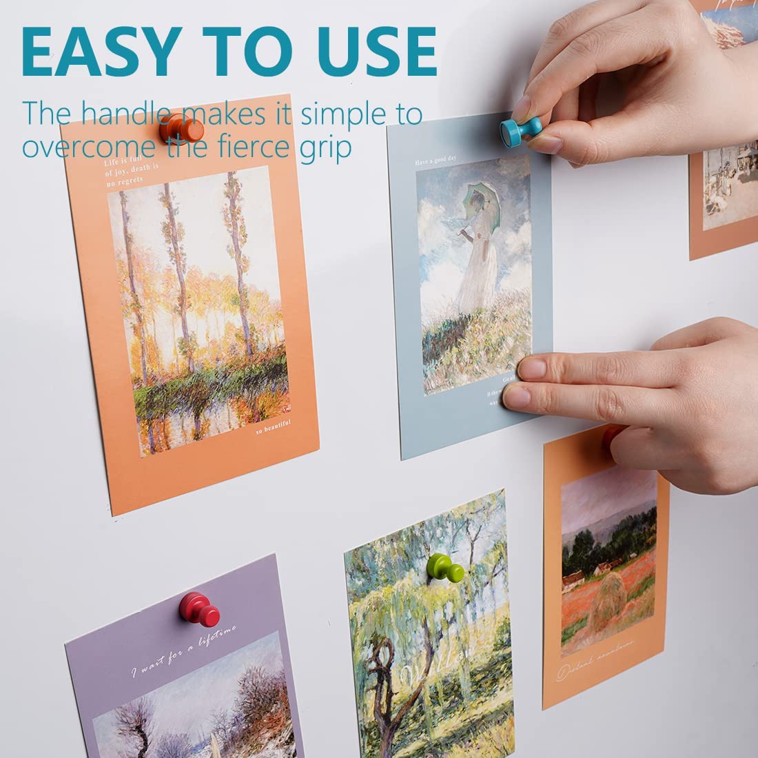 16Pcs Refrigerator Magnets Fridge Magnet, Whiteboard Magnets, Strong Metal Magnets for Kitchen, Office, School, Adults, Cruise Magnetic Decor (Multi Color)