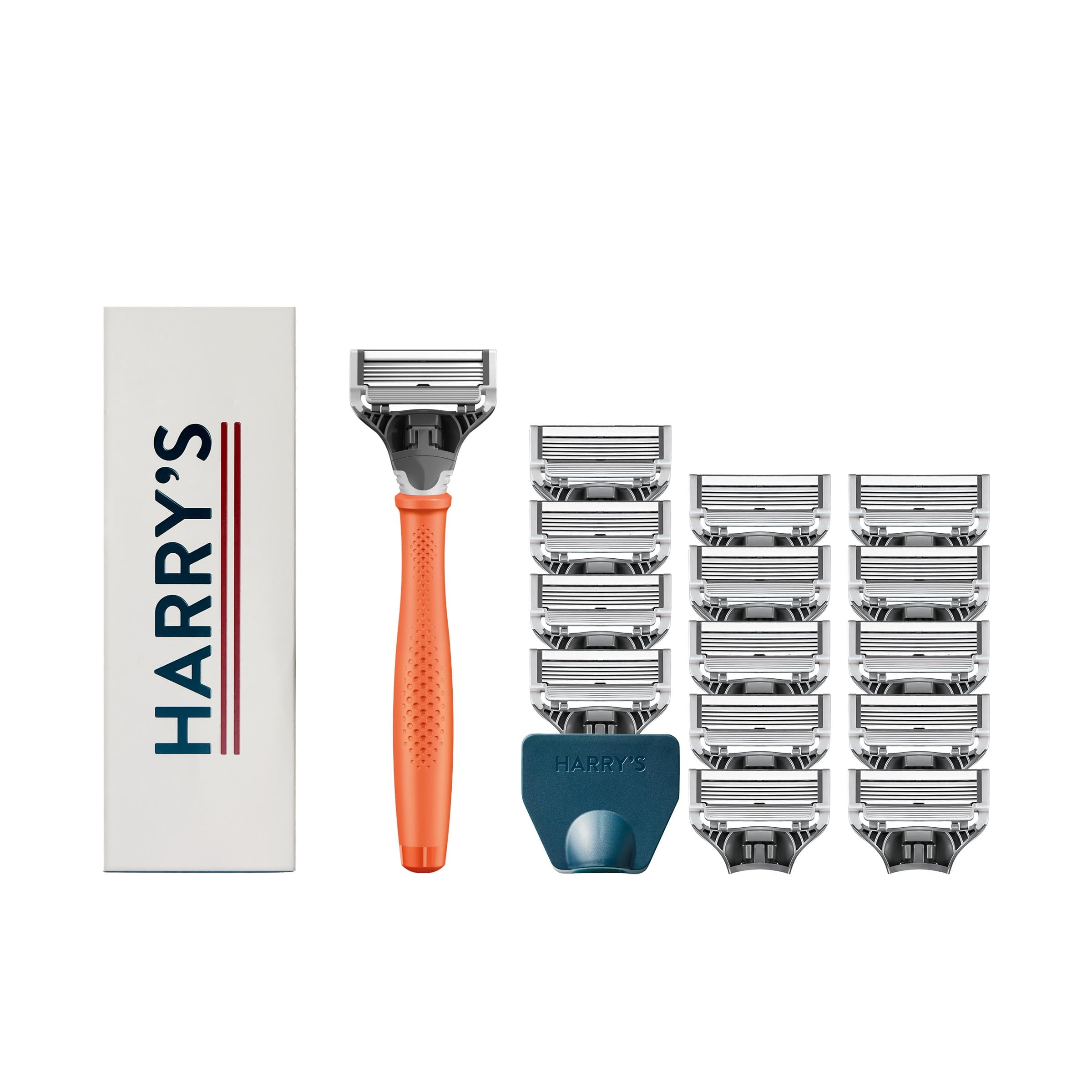 Kit de afeitado Harry's Truman Razor Handle con 15 hojas de repuesto ...