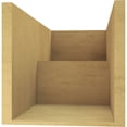 thumbnail image 4 of 12"W x 24"D x 12"H Wide Chapel Hill Rough Cedar Woodgrain TimberThane Corbel, Primed Tan, 4 of 6