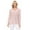 Blush, variant on YEMAK Women's Long Sleeve V-Neck Back Cutout Casual Knit Pullover Sweater MK8144-BLK-L