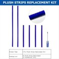 thumbnail image 5 of Kit de Repuesto de Tiras de Felpa para Cabezal de Limpieza de Rodillo Suave para V11 V10 V8 V7 V6, Repuestos de Tiras de Fieltro, 5 of 5