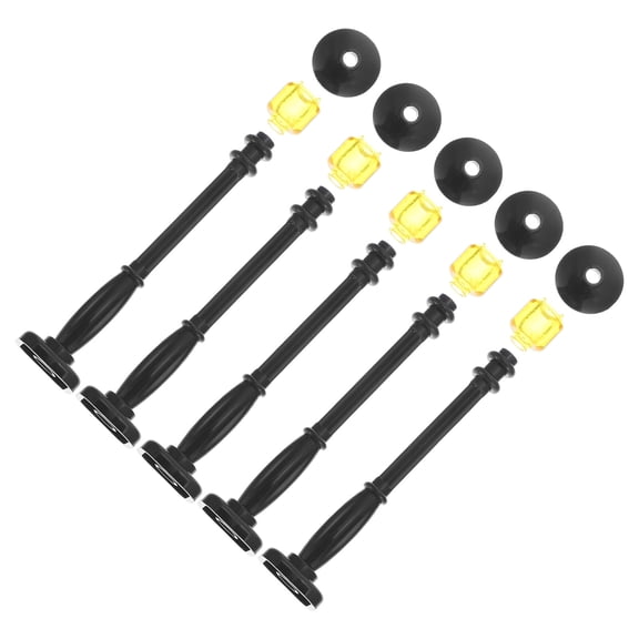 Niceauty 5pcs Mini Street Lights Realistic Model Lamps For Doll House Outdoor Garden Decor