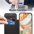 thumbnail image 3 of for Google Pixel 9 Wallet Case Magnetic with Mag Safe, PU Leather RFID Blocking Card Holders Shockproof Flip Phone Cover Slim Clear Purse Case for Google Pixel 9, Black, 3 of 8