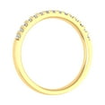 thumbnail image 2 of 1/5 Carat Prong Set Diamond Wedding Band Ring in 14K Yellow Gold (Ring Size 9.75) (I1-I2 Clarity), 2 of 6