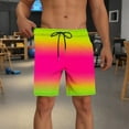 thumbnail image 5 of Njagoc3 Mens 7'' Inseam Tropical Vibe Shorts - Lightweight Rayon Blend & Drawstring Waist for Beach Vacation & Pool Parties, 5 of 6