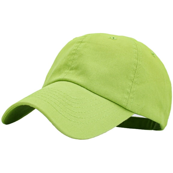 Classic Washed Solid Cotton Dad Hat Adjustable Baseball Cap Polo Style