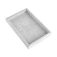thumbnail image 1 of Wweixi Compact And Portable Jewelry Case Storage Soft Velvet Lining With Large Capacity Ice gray velvet 1Set, 1 of 6