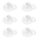 thumbnail image 1 of Non-Punching Hooks Plastic Wall Hanging Hooks For Kitchen Bathroom Bedroom Transparent 6Pack, 1 of 3