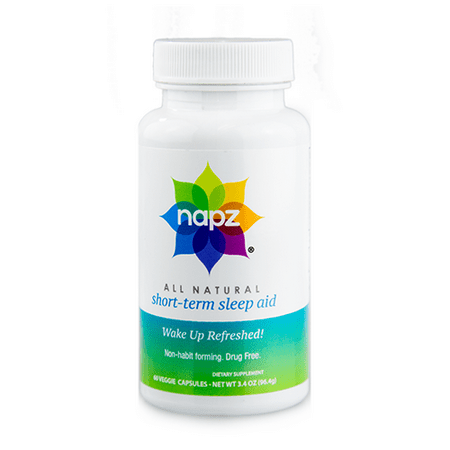 Napz All Natural, Herbal Sleep Aid Veggie Caps, (Best All Natural Sleep Aid)