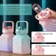 thumbnail image 2 of Botella De Agua Linda Grande De 1500 Ml Con Botellas De Agua Kawaii Cuadradas De Paja, Botella De Agua Potable Portátil De Gran Vientre Con Etiqueta Tridimensional, Deportes, 2 of 5