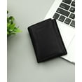 thumbnail image 4 of Men's Genuine Leather Trifold Wallet - 4 Folds, 2 Money Pockets, 2 ID Slots, Includes Gift Bag, 4 of 7
