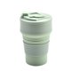 thumbnail image 1 of Taza de agua plegable de silicona para viajes al aire libre, para acampar, portátil, para hacer gárgaras, resistente a la temperatura, taza de café, taza de agua de silicona de grado alimenticio, 1 of 6
