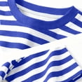 thumbnail image 4 of YunPes Unisex-Baby Organic Tee Kids Striped Cotton T-Shirt Casual Crewneck Short Sleeve Boy Girls Summer Tee Top Toddler Undershirt, 4 of 7