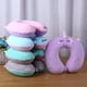 thumbnail image 5 of Almohada de viaje para niños, almohada de viaje de espuma viscoelástica de unicornio con broche, almohada de apoyo para el cuello de la cabeza del vuelo del avión en forma de U con funda lavable para adultos y niños pequeños, regalos para niños, niños y niñas BANYUO Electrónica, 5 of 5