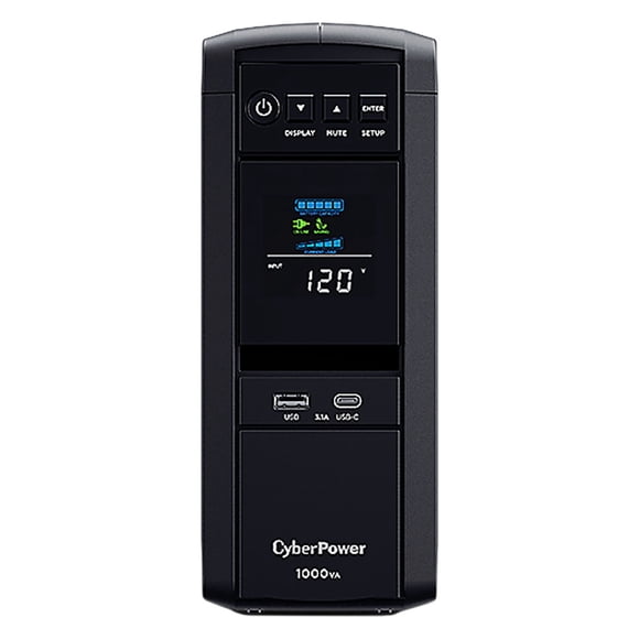 Batería de Respaldo CyberPower 1000VA 600 Watts 10 CP1000PFCLCD