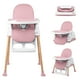 thumbnail image 2 of Bebbly Silla Alta para Bebé con Patas de Madera Antiderrapante Asiento Ergonómico con Charola y Arnés de Seguridad Ideal para Comer o Jugar Niños y Niñas desde 6 Meses Moderna y Fácil de Limpiar, 2 of 8