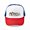 Red/Blue/White, variant on CafePress - Penguins Hat - Adjustable Unisex Printed Trucker Hat with Mesh Back