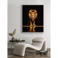 thumbnail image 2 of Design Original Lion Lion Toile d'Art, 2 of 3