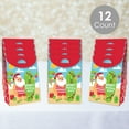thumbnail image 2 of Big Dot of Happiness Tropical Christmas - Beach Santa Holiday Gift Favor Bags - Party Goodie Boxes - Set of 12, 2 of 8