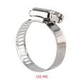 thumbnail image 2 of Hose Clamp,Stainless Steel Adjustable Screw Hose Fastener Pipe Clip Meticulously Designed, 2 of 2