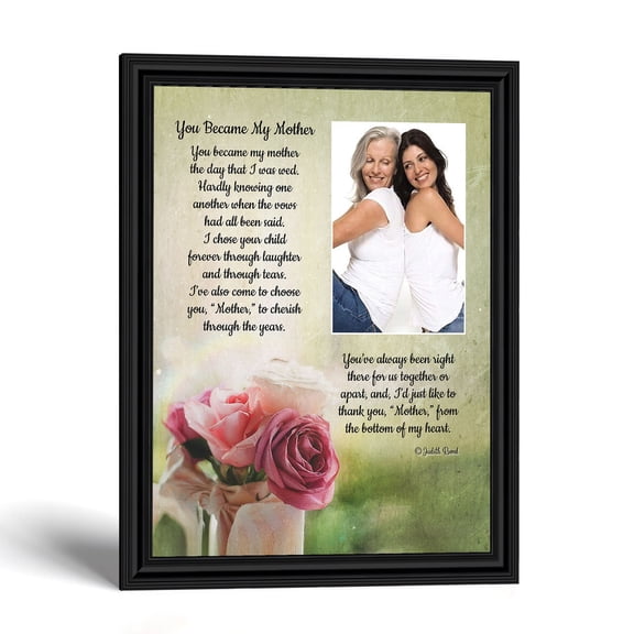 Mother In Law Gift Photo Frame, Wedding Thank You From New Daughter