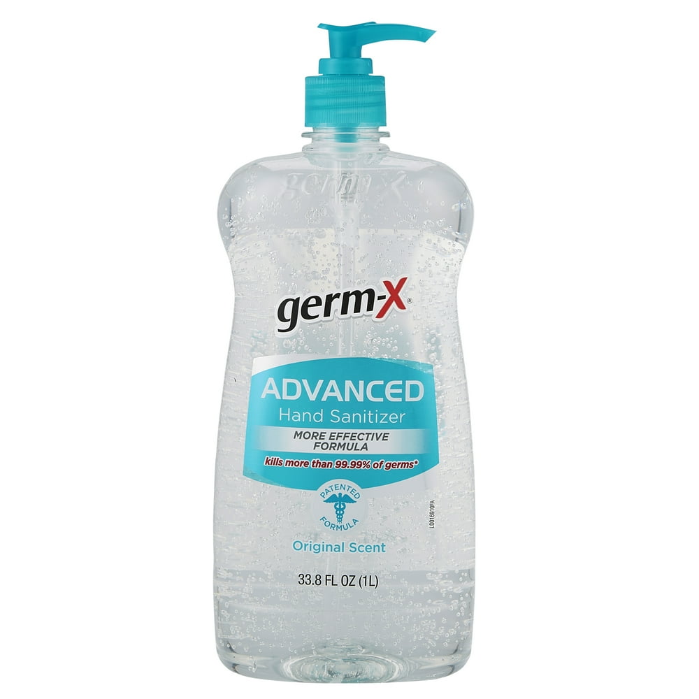 GermX Advanced Hand Sanitizer, Original Scent, 1 L