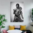 thumbnail image 6 of Chief Keef Cool And Dazzling Art Rapper Poster Wall Art Poster Scroll Canvas Painting Picture Living Room Decor Home 20x30inch(50x75cm), 6 of 6