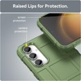 thumbnail image 5 of Slim Fit Durable Phone Case for Samsung Galaxy S23 FE, Rugged Shield Outdoor Case with Military Grade Shockproof, Drop-Tested and Camera Lens Protection Case for Galaxy S23 FE, HD Green, 5 of 12
