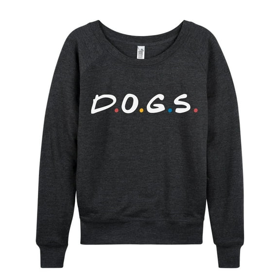 Instant Message - Dogs - Ladies French Terry Long Sleeve Shirt