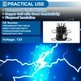 thumbnail image 4 of Rele de Solenoide de Arranque para Cortacésped Unique Bargains No.108534900 para Bad Boy ZT, CZT, para Reemplazo de Solenoide de Arranque de Cortacésped de Giro Cero 3 Pines 1 Pc, 4 of 7