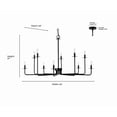 thumbnail image 5 of Millennium Lighting  Marceline 8/10 Chandelier Ceiling Light 10 - Matte Black, 5 of 6