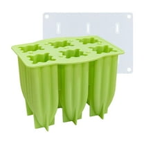 Ice Cube Tray Popsicle Mold,Ice Pop Molds Popsicle Molds 6-in-1 Silicone Ice Pop Molds BPA Freee Popsicle Mold Reusable Easy Release Ice Pop Make