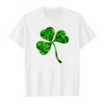 thumbnail image 4 of LUOGENLI T Shirts Valentine's Day for Girls 12-14 Children's Printed Round Neck Short Sleeved T Shirt for Boys and Girls Girls St. Patrick's Day T Shirts Size 14-16 Yellow White 8-9 Years, 4 of 4