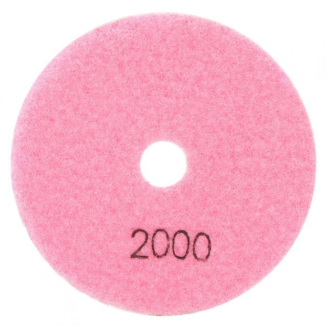 Juego de almohadillas de pulido de resina de 7 piezas de 3.9in disco de pulido de grano de 50 a 3000 para pulidora o pulidora de piso de cerámica mármol piedra hormigón Unbranded 1011200191111