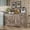 Gray, variant on Modern 55" Walnut Sideboard Buffet Cabinet – 4 Doors, 3 Drawers, Adjustable Shelves – Large Storage Credenza for Kitchen, Dining, Living Room, Coffee Bar – Walnut