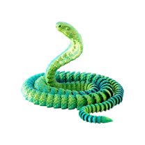 Novelty Funny Toy 3D Printing Animal Flexible Joint Home Decoration Administrative Desk Toy Unique Decorative Item for or Home