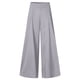 thumbnail image 4 of ICHUANYI Clearance Women's Casual Solid Elegant High Waist Wide Leg Pants Trousers Flare Trousers Zipper Pants(Gray, M) ICHUANYI WER2023081116212, 4 of 9