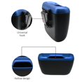 thumbnail image 4 of Riwesomey Cubo de basura para coche, superficie lisa, exquisito soporte para herramientas de repuesto, caja de basura práctica, asiento de almacenamiento, Automoción decorativa y accesorios Azul, 4 of 6