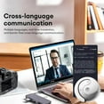 thumbnail image 3 of Qocolhg Écouteurs Traducteurs de Langues Traduction en Temps Réel Écouteurs avec 144 Langues Supportées ANC Réduction de Bruit Boîtier Intelligent Bluetooth 5.4, Écouteurs Sans Fil Bluetooth (Blanc), 3 of 9