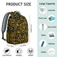 thumbnail image 6 of Bees & Leaves Backpack&nbsp;- Eco-Friendly School Bag, Recycled Material, Padded Tablet Slot, Breathable Mesh Back Panel for Airflow Comfort, 6 of 6