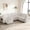 Beige, variant on 110" Green Corduroy Modular 7-seater L-shaped Sectional Sleeper Sofa Bed with Pull Out Bed,USB Ports,Cup Holders,Side Pockets,Armrest Storage