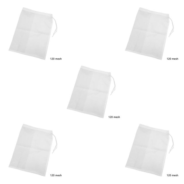 Matsuzay Bolsa de leche de nuez Filtro de malla reutilizable Red Café Leche Té Fruta Jugo Vino Malla Cepa Hierba Filtro líquido Accesorios de cocina Type8 NO8 Matsuzay CBP066788