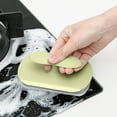 thumbnail image 3 of HengDidi 3-in-1 Multipurpose Cleaning Brush with Squeegee & Sponge, Compact Kitchen/Bathroom Scrubber for Glass/Stove/Tiles - Non-Slip Ergonomic Grip, 3 of 5