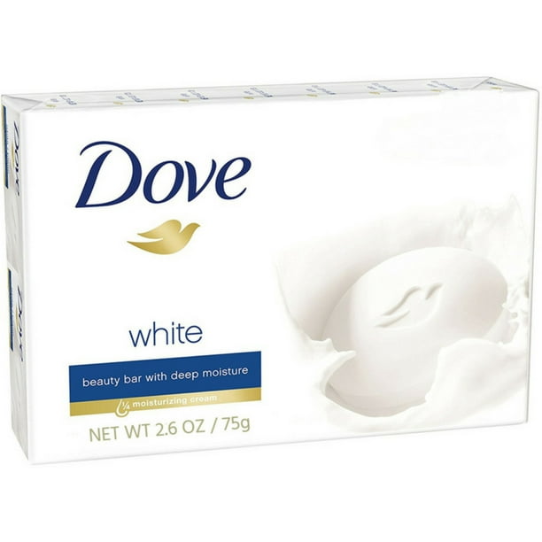 Dove White Beauty Bar With Deep Moisture 2 6 Oz Pack Of 3 Walmart