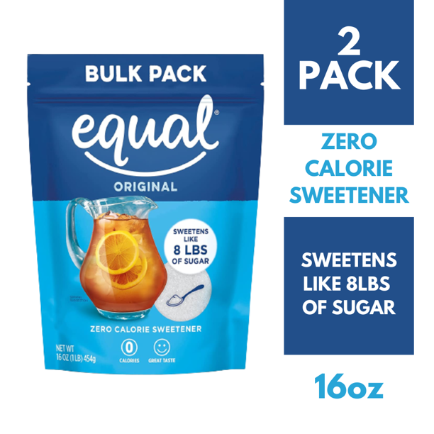 EQUAL 0 Calorie Sweetener, Granulated Sweetener, Sugar Substitute, Zero